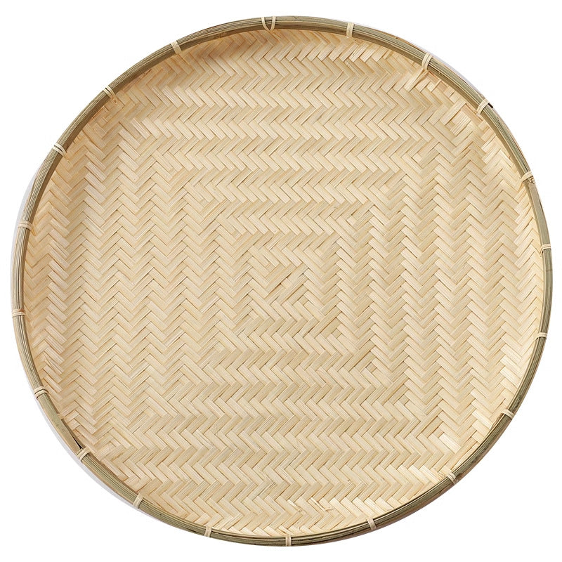 Handmade Bamboo Drying Tray Decorative Sieve