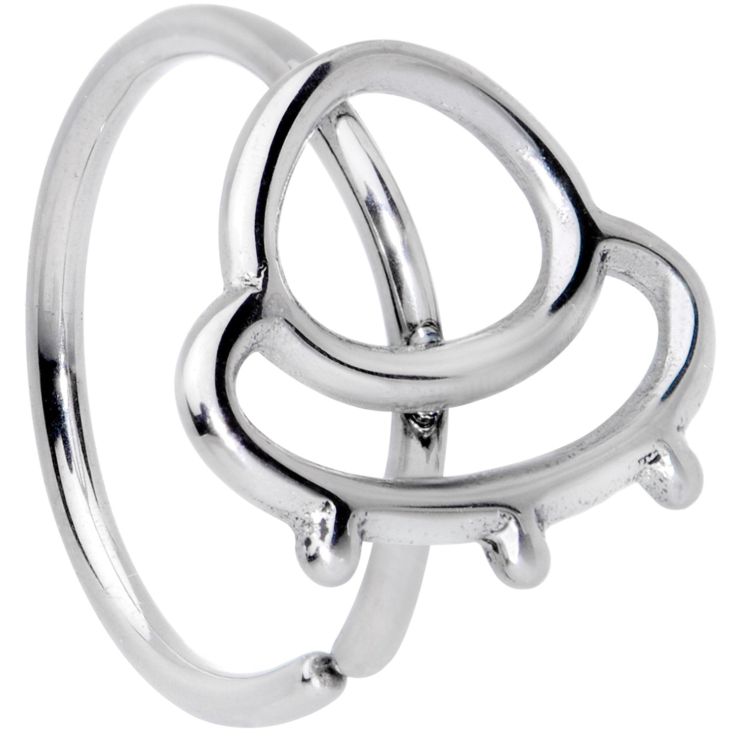 20G 5/16 Alien Spacecraft UFO Seamless Circular Ring