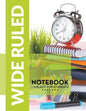 Wide Ruled Notebook - 1 Subject For Students - Paperback