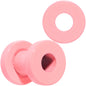Sweet Pastel Pink Screw Fit Tunnel Plug Set 16G to 19mm