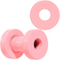 Sweet Pastel Pink Screw Fit Tunnel Plug Set 16G to 19mm