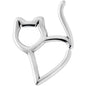 16G One Cool Kitty Cat Closure Ring