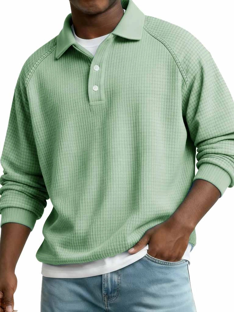 Mens Casual Stylish Long-sleeve Top
