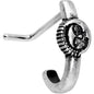 20G 3/16 Celestial Romance Faux Hoop L Shaped Nose Ring