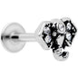 16G 5/16 Clear Gem Regal Elephant Labret Monroe Tragus