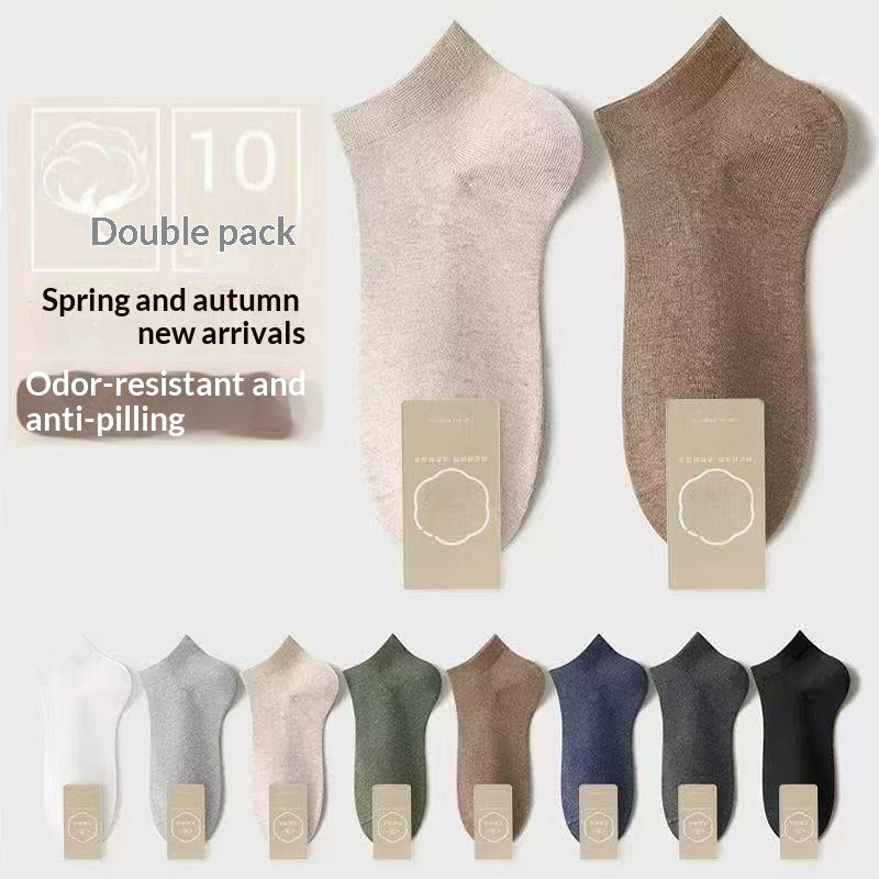 Pure Cotton Socks Summer Thin Style Mens And Couples Version