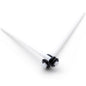White Acrylic Straight Taper Set Available in Sizes  14G to 00G
