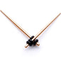 Rose Gold Tone Anodized Straight Taper Set Available in Sizes  14G to 00G