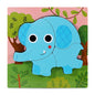 Three-dimensional puzzle for children