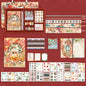 Ancient Style Hand Book Tape Stickers Sticky Notes Gift Box