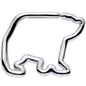 16G 5/16 Polar Bear Closure Ring