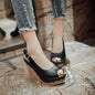 High-heeled Cross-border Foreign Trade Plus Size Women's Shoes