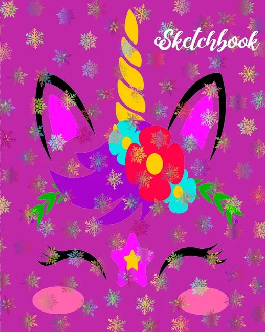 Sketchbook: Unicorn Design Doodle Activity NoteBook - Create Your Unique Art, Games, Ideas and Creative Stories Workbook For Girls - Diary - Paperback