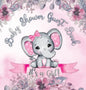 It's a Girl! Baby Shower Guest Book: A Joyful Event with Elephant & Pink Theme, Personalized Wishes, Parenting Advice, Sign-In, Gift Log, Keepsake Pho - Hardcover