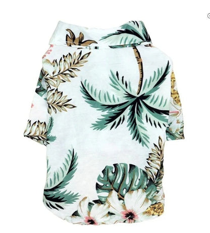 Hawaiian dog style shirt clothes