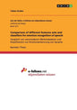 Comparison of different features sets and classifiers for emotion recognition of speech: Vergleich von verschiedenen Merkmalssätzen und Klassifizierer - Paperback