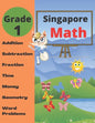 Singapore Math Grade 1: Math Workbook Grade 1 (Addition, Subtraction, Comparing Numbers, Fraction, Measurement, Time, Money, Geometry, Word Problems ) - Paperback
