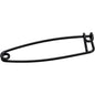 16G Black Punk Rock Safety Pin Industrial Barbell 38mm