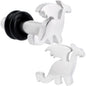 Steel Fantasy Dragon Single Flare Plug Set 14G to 2G