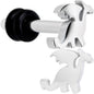 Steel Fantasy Dragon Single Flare Plug Set 14G to 2G