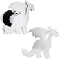 Steel Fantasy Dragon Single Flare Plug Set 14G to 2G