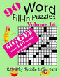 Word Fill-In Puzzles, Volume 14, 90 Puzzles, Over 140 words per puzzle - Paperback