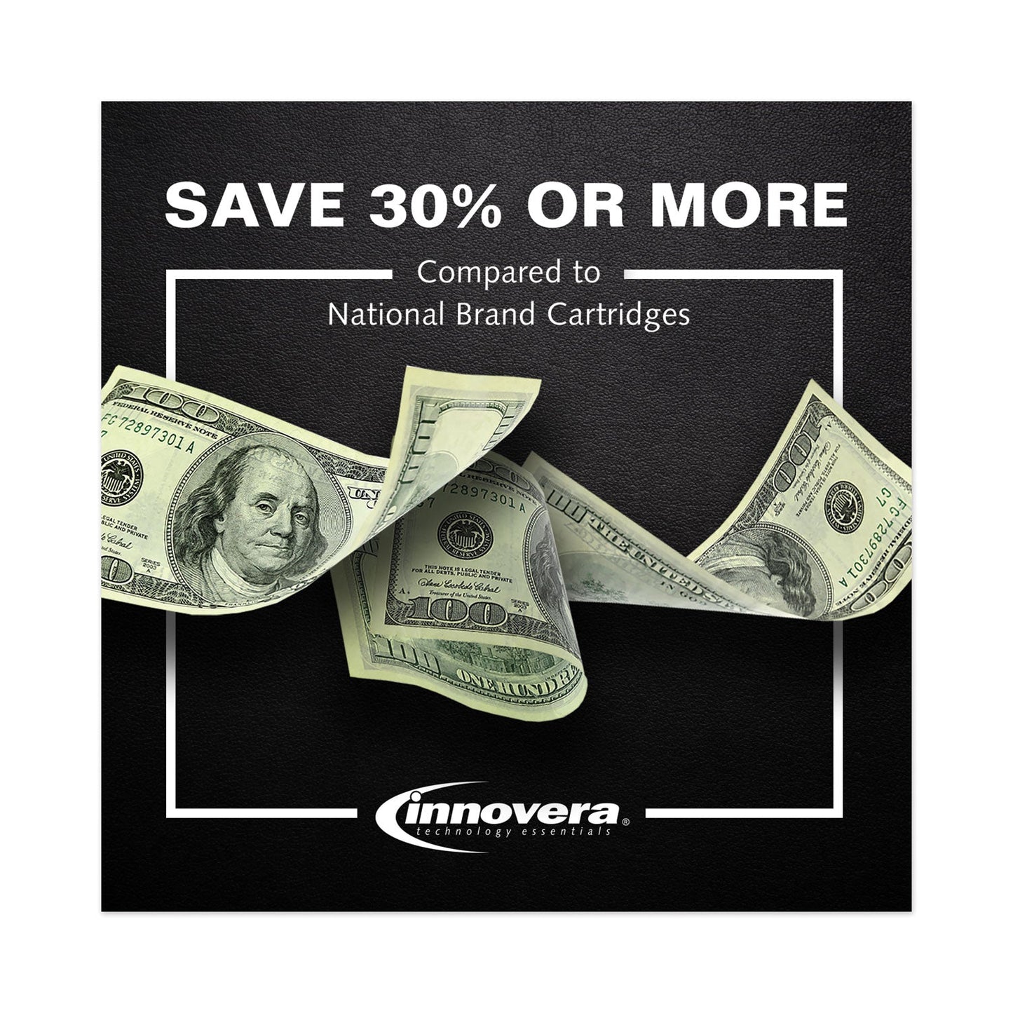 Innovera Remanufactured Black Ink, Replacement for PG-40 (0615B002), 327 Page-Yield