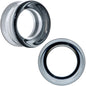 Translucent Black Glass Tunnel Plug Set 2G to 1 Inch