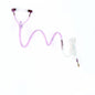 Luminous Metal Zipper Headphones With Microphone