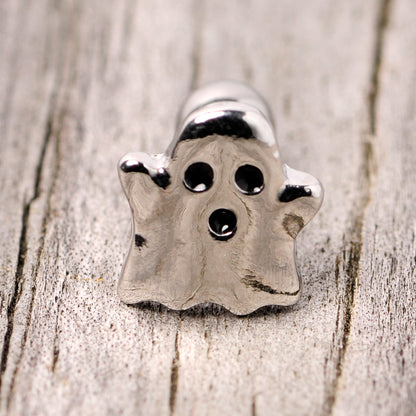 16G 1/4 Spooky Ghost Halloween Cartilage Tragus Earring