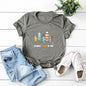 Casual Plus Size Cotton Women's Short Sleeve