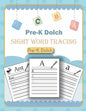 Pre-K Dolch Sight Word Tracing: 100 super sight word poems, dolch sight words, scholastic 100 words kids need to read by 2nd grade, libros de primaria - Paperback