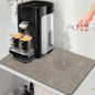 Simple Solid Color New Style Diatomaceous Earth Coffee Machine Mat