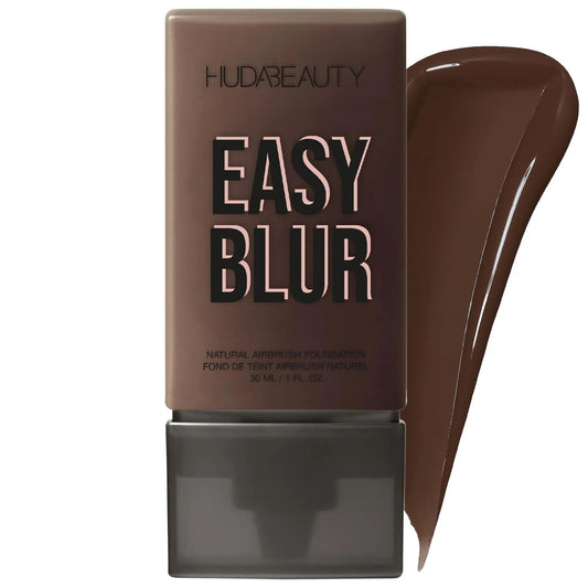 Huda Beauty Easy Blur Natural Airbrush Foundation with Niacinamide - Lightweight, Non-Comedogenic Makeup for Smooth Finish