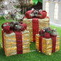 Three-piece luminous iron gift box