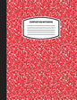 Classic Composition Notebook: (8.5x11) Wide Ruled Lined Paper Notebook Journal (Red) (Notebook for Kids, Teens, Students, Adults) Back to School and - Paperback