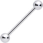 14G 3/4 Stainless Steel Extra Long Barbell Tongue Ring