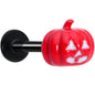 16G 5/16 Black Orange Pumpkin Halloween Labret Monroe Tragus