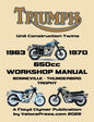 TRIUMPH 650cc UNIT CONSTRUCTION TWINS 1963-1970 WORKSHOP MANUAL - Paperback