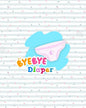 Bye Bye Diapers: Potty Training Chart for Toddlers, Toilet Routine Training Reward Chart - Paperback
