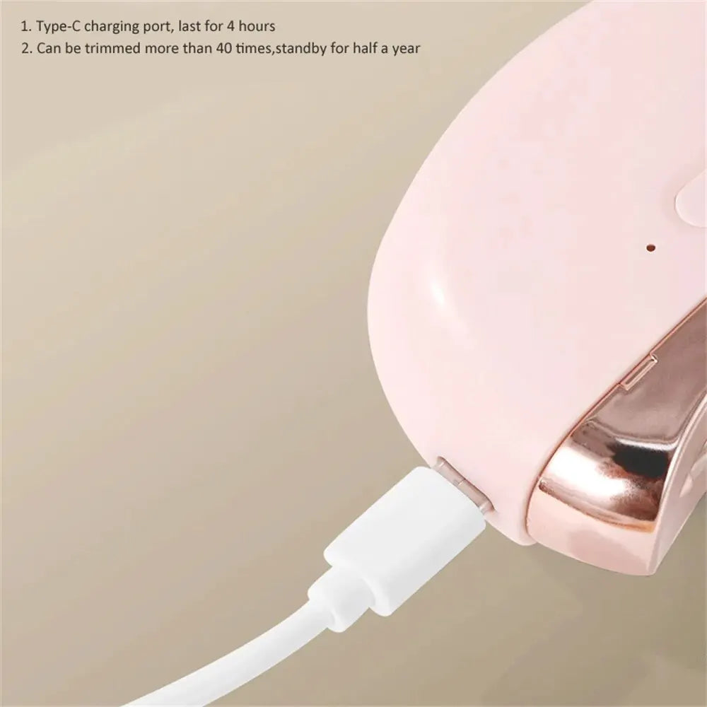 2-in-1 Rechargeable Electric Nail Clipper and Polisher
