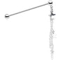 14G Clear Gem Stars Dangle Industrial Barbell 38mm