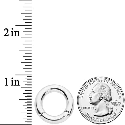 6G 1/2 Stainless Steel Hinged Segment Ring