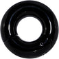 0G 1/2 Black PVD Steel Hinged Segment Ring