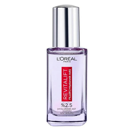 L'Oréal Paris Revitalift Filler Eye Serum 20ml - Anti-aging Hyaluronic Acid Eye Care with Caffeine