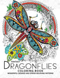 Fantasy Dragonflies Coloring book for Adult: Nice Design of Flower, Floral and Dragonfly in the spring garden - Paperback