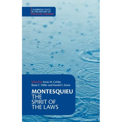 Montesquieu: The Spirit of the Laws - Paperback