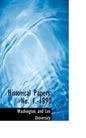 Historical Papers: No. 1.-1890 - Paperback