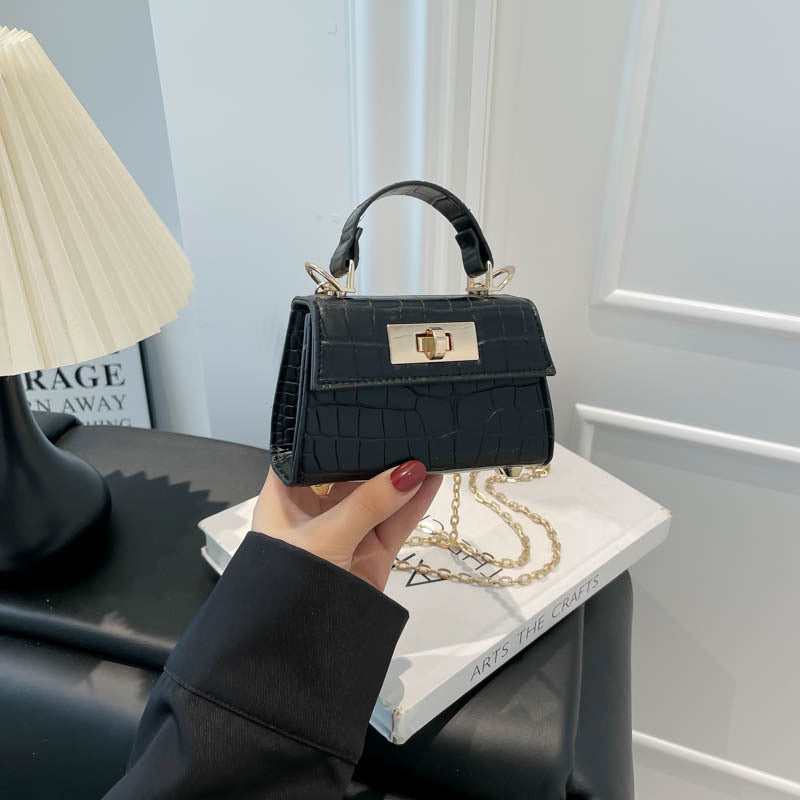 Casual Small Square Handbag With Shoulder Strap