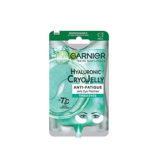 Garnier Hyaluronik Kriyojel Anti-Fatigue Cooling Eye Mask - Hydrating, Reduces Puffiness & Dark Circles